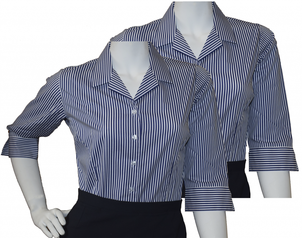 Prince Henry's 3/4 Pinstripe Sixth Form Blouses (Twin Pack) - The ...