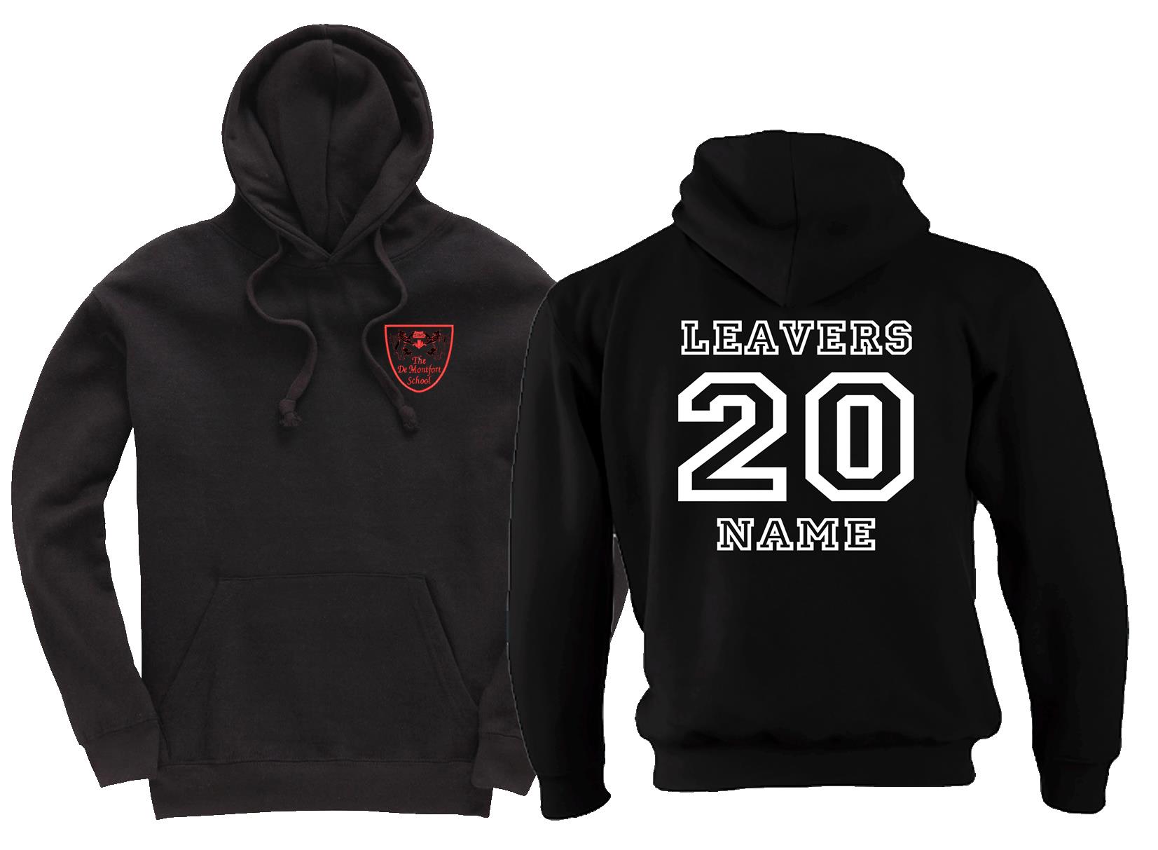 Black clearance leavers hoodie