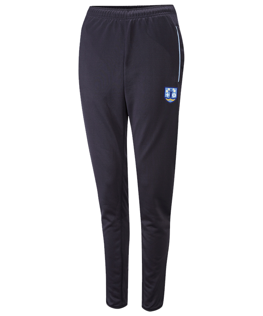 fitted track pants